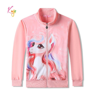 Dívčí funkční mikina Kugo SM3591 meruňková